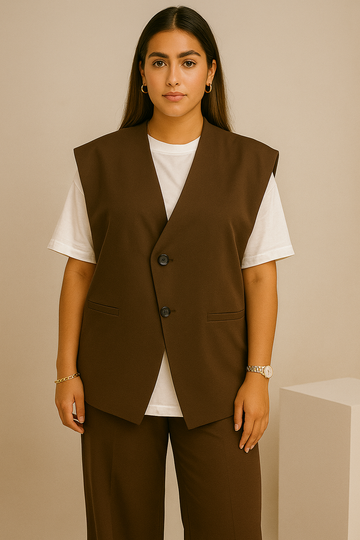 Blazer sans manche CHOCO