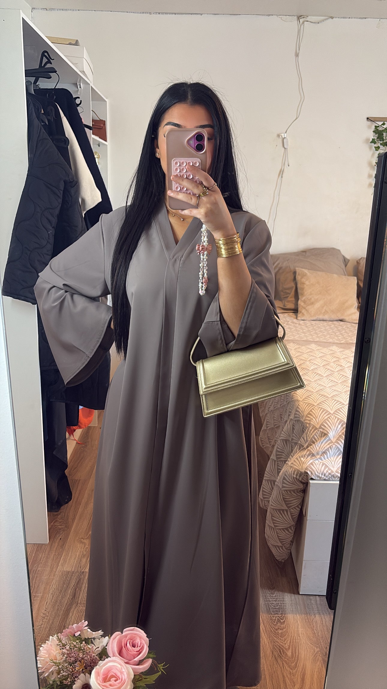 Abaya Malya Taupe