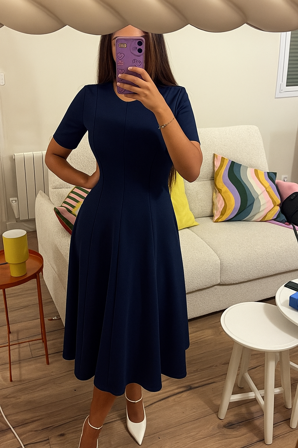 Robe Princesse Bleu Marine